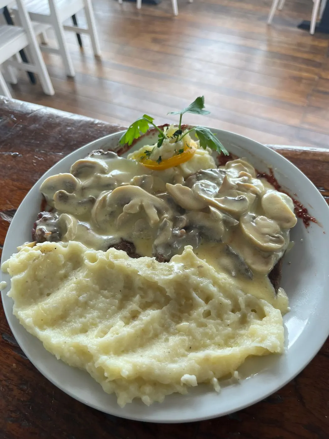 Lomo al champiñón